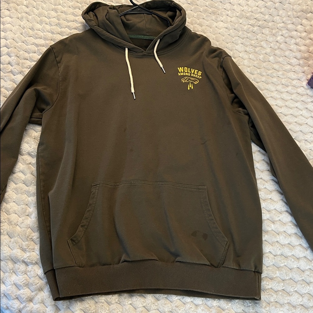 Kill Crew Olive Hoodie with Yellow Logo